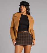 Checkmate Plaid Mini Skort